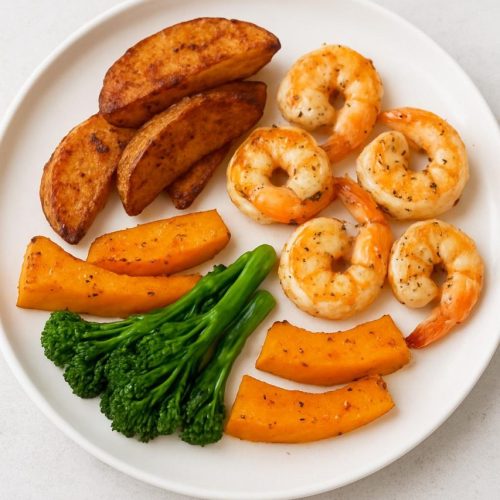 Prawn dish_ meal plan, weight management TABS