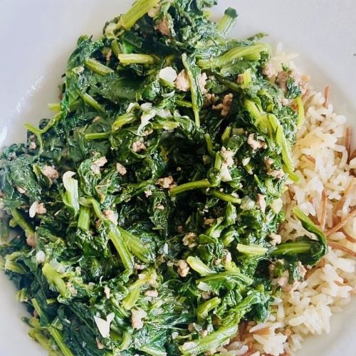 Spinach dish_gastrointestinal health TAB